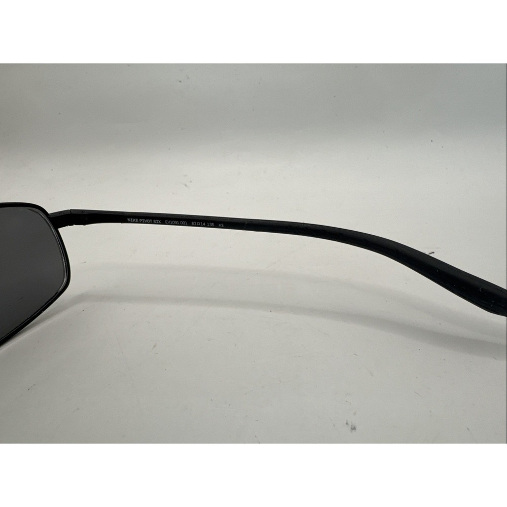 Nike Eyeglasses Frames PIVOT SIX‎ EV1091 001 Black Square Full Rim 62-14-135 - Picture 7 of 8